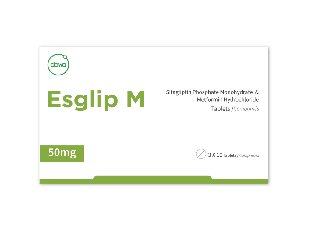 Esglip 50mg Tablets Dawa Life Sciences